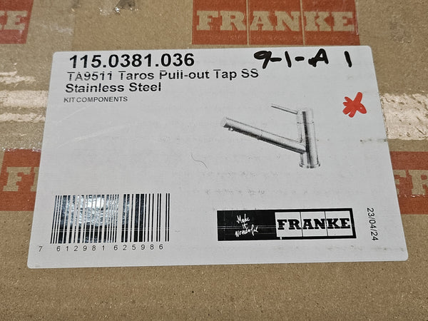 Franke Taros TA9511 Pull Out Stainless Steel Tap