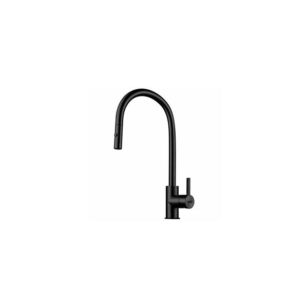 Franke Eos TA9601BS Pull Out Black Steel Tap