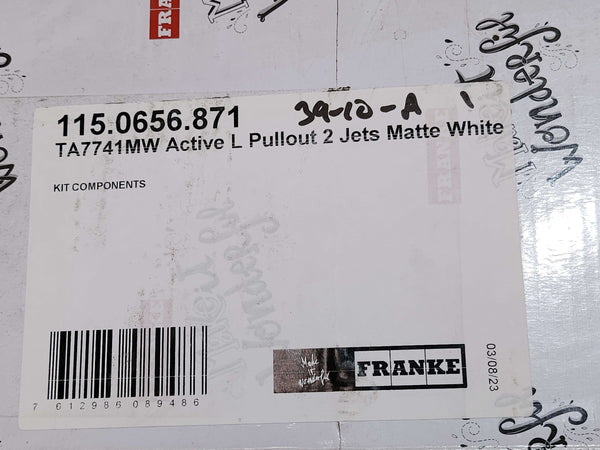 Franke Active TA7741MW Pull Out Matte White Tap