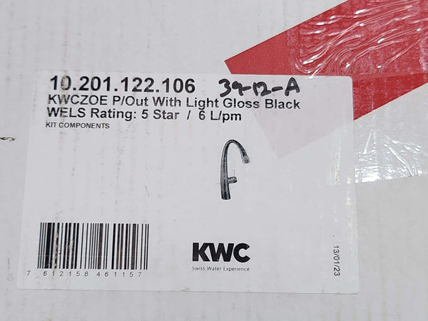KWC Zoe Pull Out With Light Gloss Black - 10.201.122.106