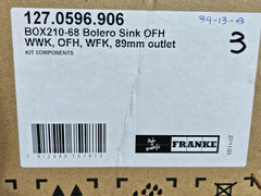 Franke Bolero BOX210-68 Single Bowl Sink