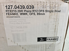 Franke Plaza PZX210-39 Single Bowl Sink
