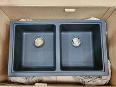 Franke Kubus KBG120 Double Bowl Onyx Granite Sink