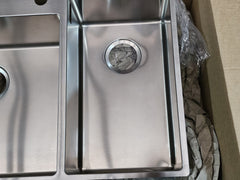 Franke Box Centre BWX220-54/27 SBR Double Bowl Sink