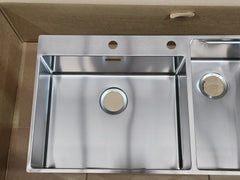 Franke Box Centre BWX220-54/27SBR Double Bowl Sink