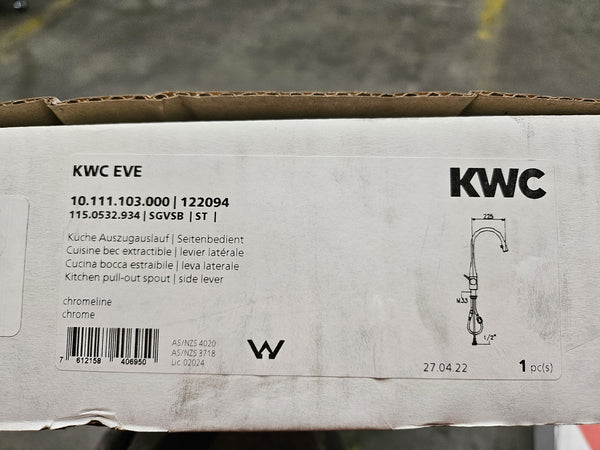 KWC Eve Pull Out With-Out Light Chrome - 10.111.103.000