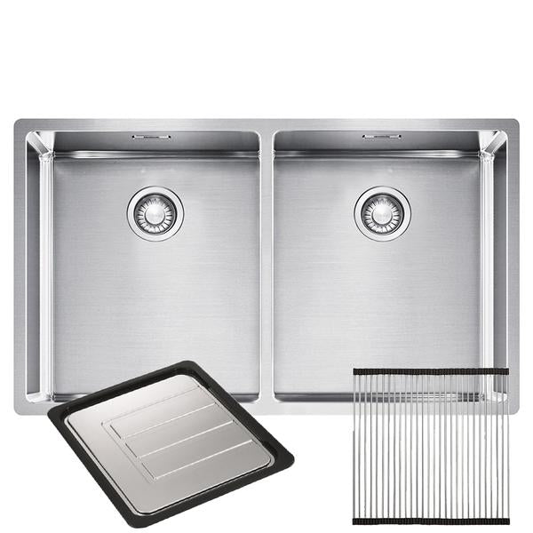 Franke Bolero BOX220-36 Double Bowl Stainless Steel Sink
