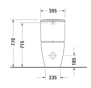 Duravit D4200500 ME By Starck Back To Wall Toilet Suite