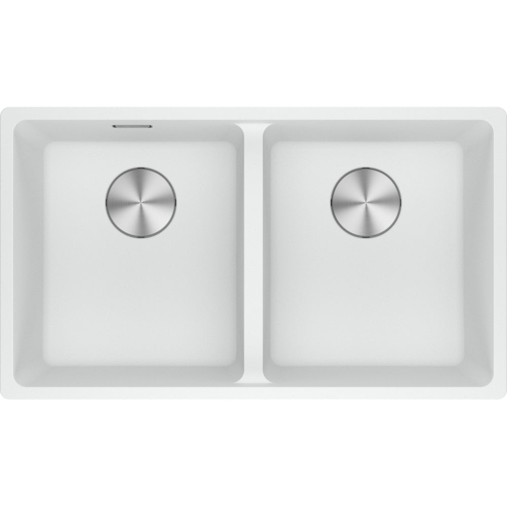 Franke Maris MRG620-35 Double Bowl Polar White Sink