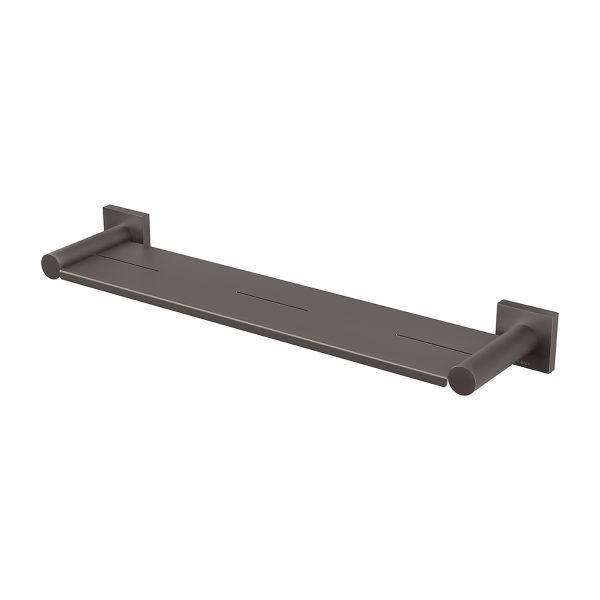 Phoenix Radii Metal Shelf Square Plate Gun Metal