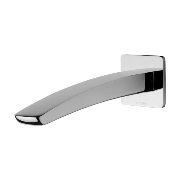 Phoenix Rush Wall Bath Outlet 180mm Chrome