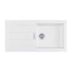 Franke Sirius SID611PW Single Bowl White Sink