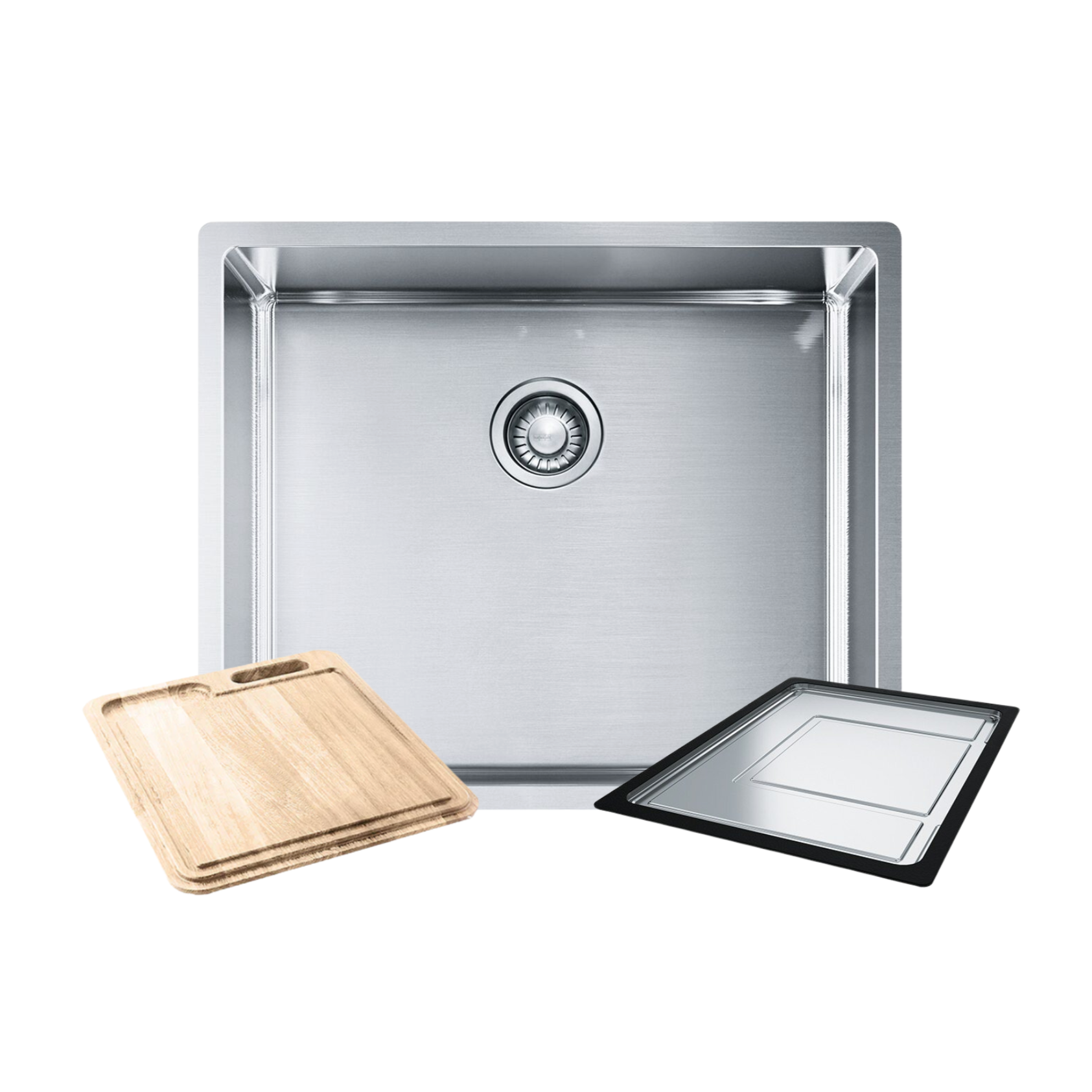 Franke Bow BXX210-50 Single Bowl Sink With Accessories