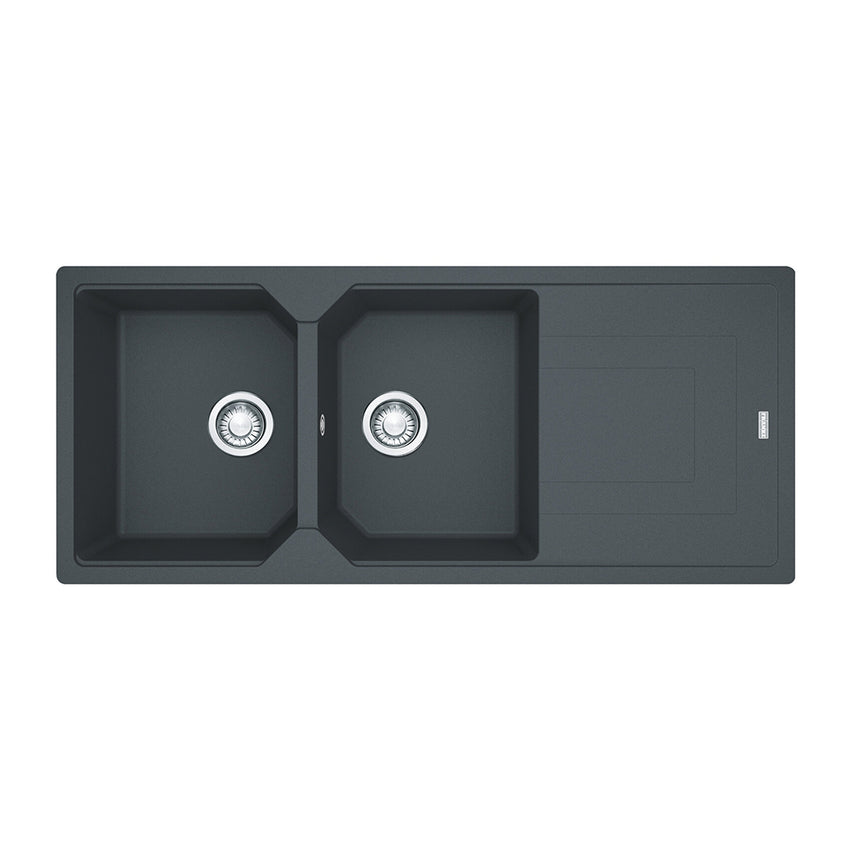 Franke Urban UBG621MB Double Bowl Matte Black Granite Sink