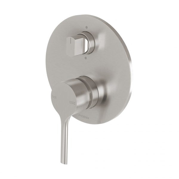 Phoenix Vivid Slimline Oval Shower / Bath Diverter Mixer