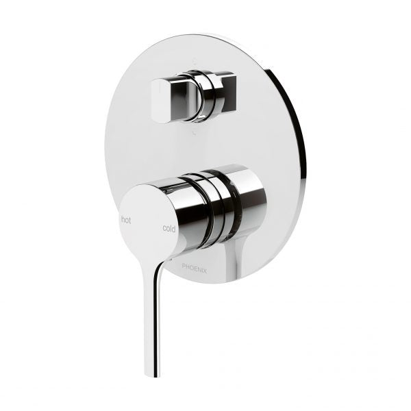 Phoenix Vivid Slimline Oval Shower / Bath Diverter Mixer